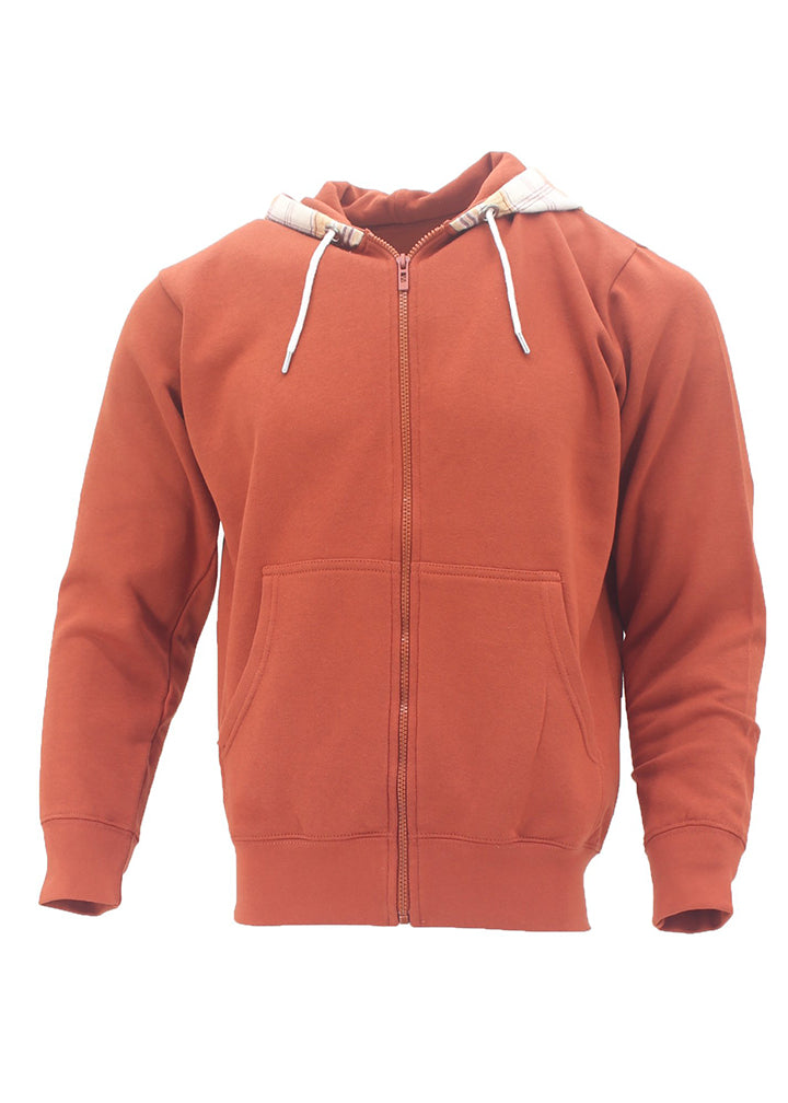 Autumn Red Hoodie Malandrin Patch