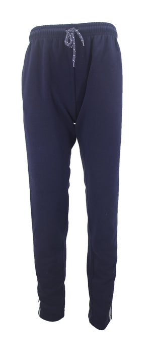 Navy Joggers with Side Tape