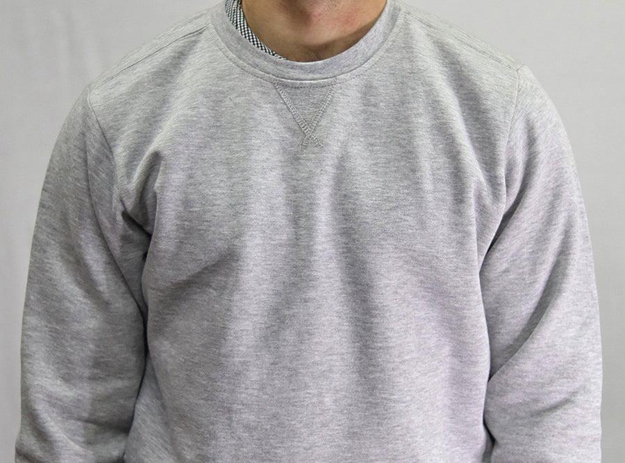 Ash Grey Basic Sweatshirt