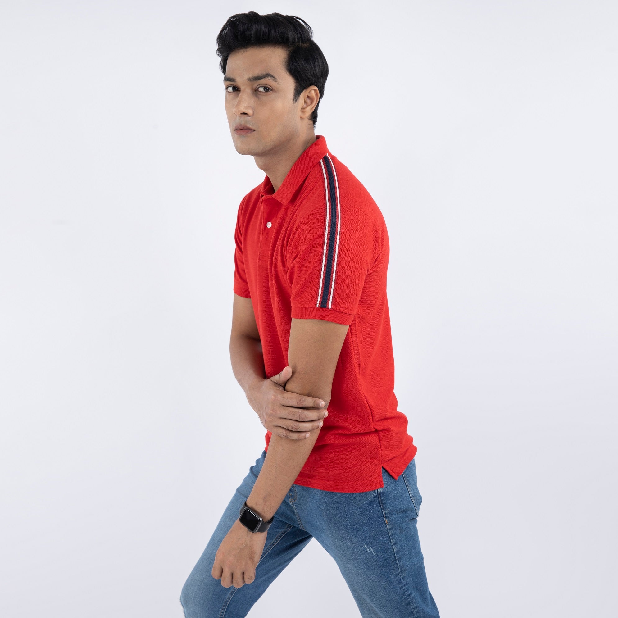 Red Polo Tshirt- Premium