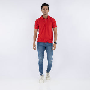 Red Polo Tshirt- Premium