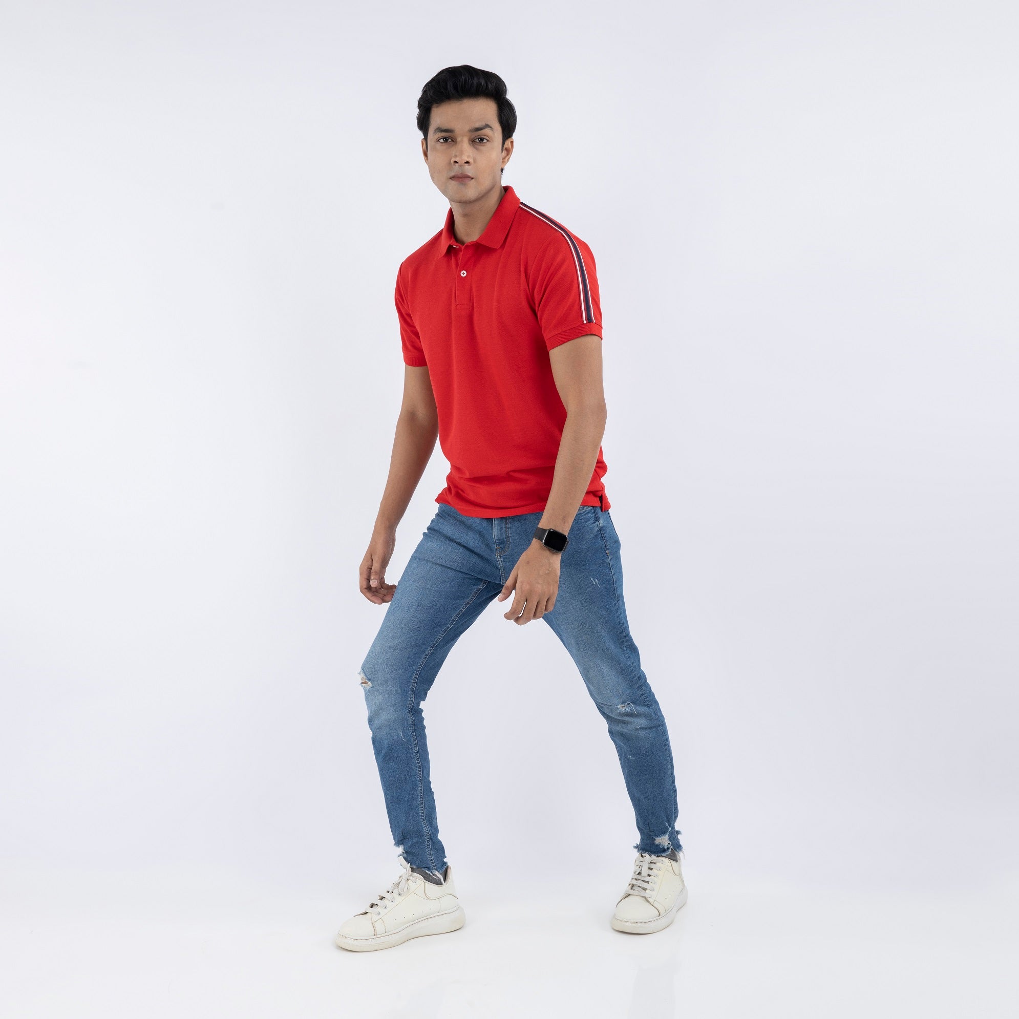 Red Polo Tshirt- Premium