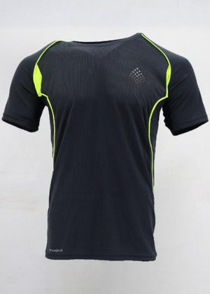 Sports Tshirt Black & Lime